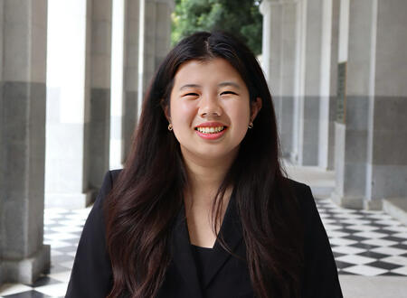 Candidate (kylie) smiling for the camera